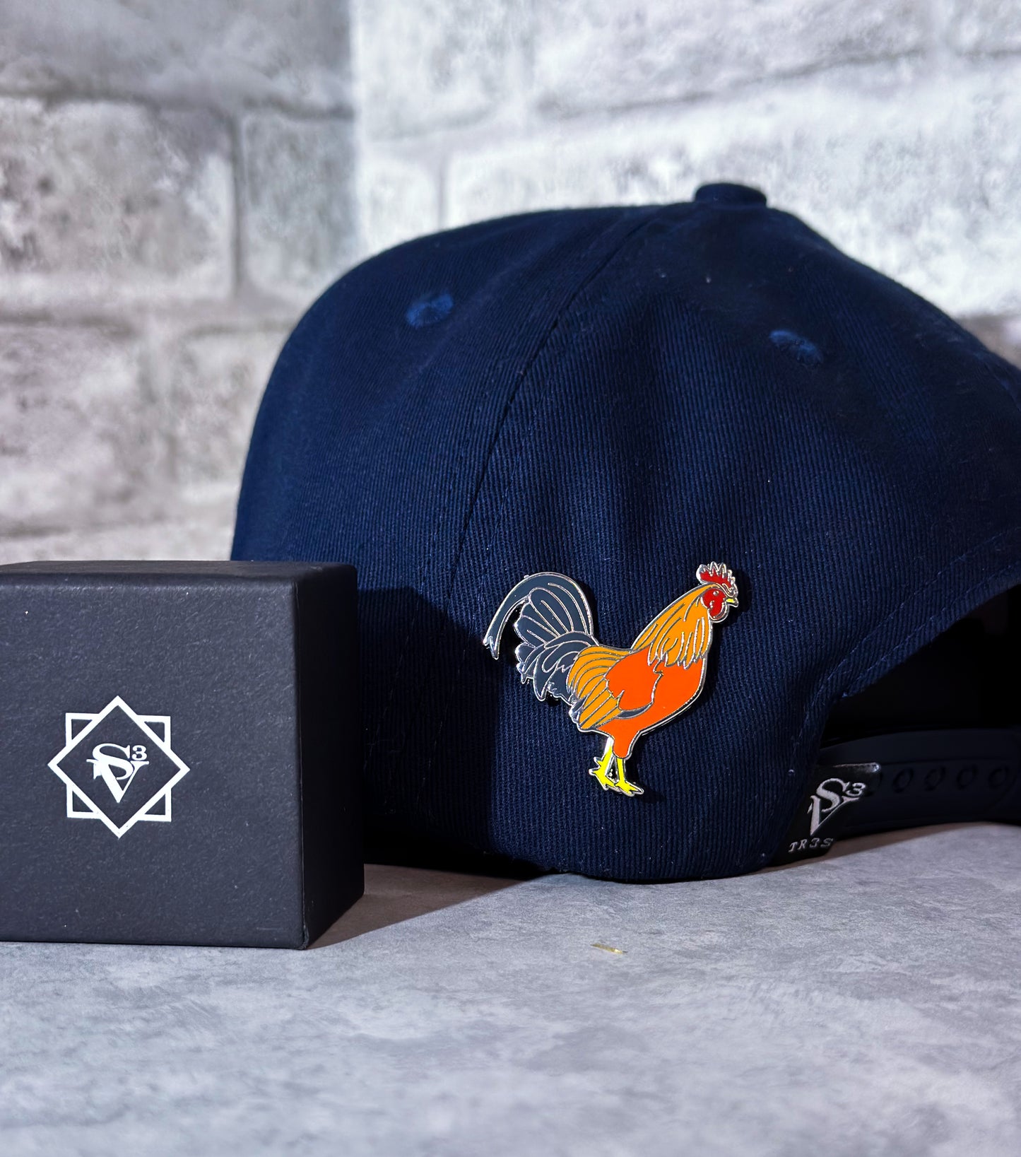 Rooster pin