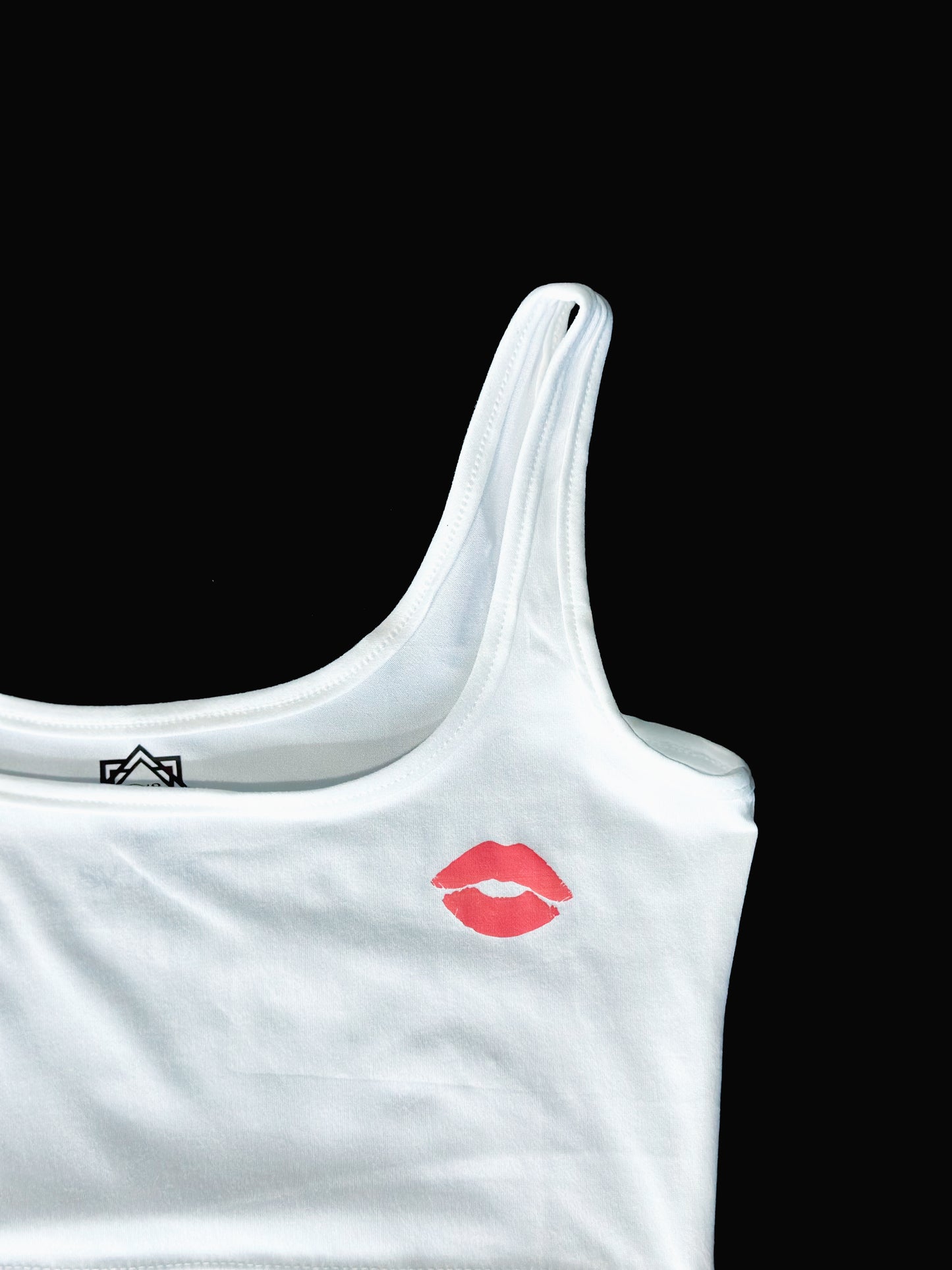 Kiss Print crop top