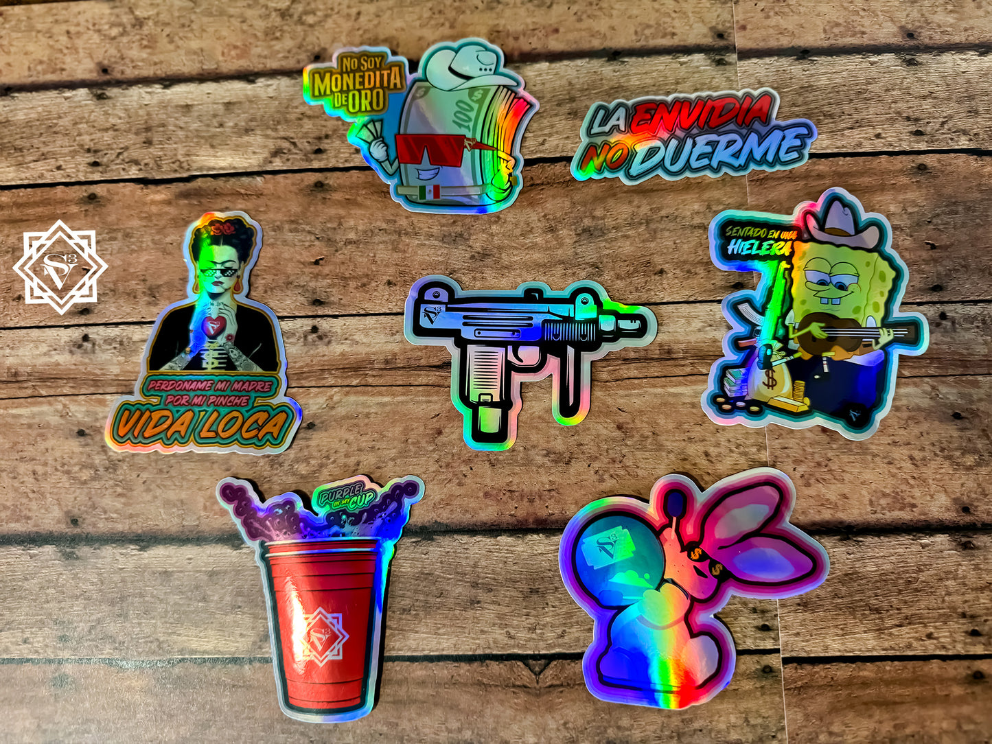 new 2024 holographic sticker pack